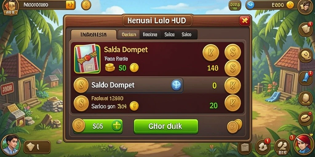 Interaksi sosial yang mendebarkan dalam permainan.