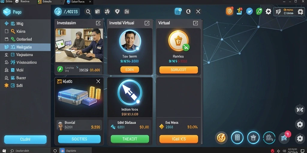 Grafis yang memukau dalam BANDIT4D.