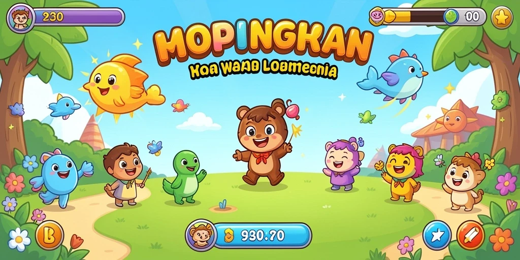 Karakter yang menarik dan penuh warna.