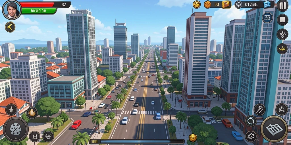 Fitur multiplayer yang memungkinkan interaksi dengan pemain lain.